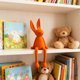 thumbnail image 5 of Uuiauoio Sitting Bunny Rabbit Statue Flocking Resin Rabbit Easter Creative Bunny Figurines Ornaments for Living Room Cabinet Home Tabletop Decor, 5 of 6