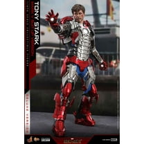 Marvel Movie Masterpiece Diecast Iron Man Mark V Collectible Figure (Deluxe Version)
