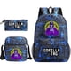 thumbnail image 1 of Pencil Case Three-Pieces Set Of School Bags For Male And Female Students, Campus Pencil Case, Canvas Bags Large-Capacity Backpack, 1 of 4