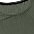 thumbnail image 5 of Men's Casual Sports Ice Silk Tank Top Sleeveless Crewneck Quick Dry Breathable Cooling Sun Protection T-Shirt Muscle Vest Summer Gym Workout Fashion Essential | JASKFLY,Army Green L, 5 of 9