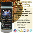 thumbnail image 6 of Smokehouse Sea Salt Seasoning – All Purpose Mesquite Seasoning Mix – Blended with 100% Natural Mixed Spices, Seasonings & Mesquite Sea Salt – Alaska Seasoning Company, 6 of 11