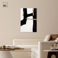 thumbnail image 2 of Art Remedy Black and White Art Canvas, 30" x 45", Gallery Wrapped, Urban Grid I, 2 of 7