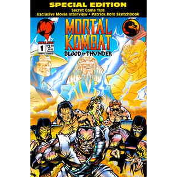 Mortal Kombat #1B VF ; Malibu Comic Book