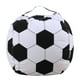 thumbnail image 1 of ColoMX Funda para sillón puf con almacenamiento de peluches para niños, organizador de juguetes para niños, balón de fútbol deportivo de 21 pulgadas para organizar juguetes de peluche., 1 of 7