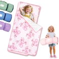 thumbnail image 1 of Primlect Tapete para Siesta de Niño Pequeño, 51" x 22", Saco de Dormir Ligero con Almohada Removible, para Durmientes Cálidos, Azul, 1 of 8
