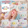 thumbnail image 5 of Mochi Squeeze, Squeeze Ball, Desk Squeeze, 3inSoft Sphere, Handmade, Relaxation, Work Desk, Orange Core, 1 Pc, 5 of 5