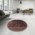 thumbnail image 4 of Ahgly Company Machine Washable Indoor Rectangle Traditional Sienna Brown Area Rugs, 8' x 10', 4 of 7