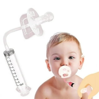 Haakaa Baby Oral Feeding Syringe for Liquid Feeding Baby Oral Feeder with  Pacifier Head Suitable for Infants Newborns, 1pc