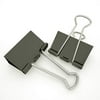 Nctinystore Binder Clips Large Metal Clamp 2 inch / 50 mm (Black, 06-PCS)