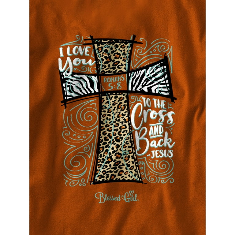 Leopard Print Jesus Cross T Shirt Leopard Print Jesus Cross T Shirt