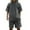 Gray 2, variant on AJZIOJIRO Men Summer T-Shirts Shorts Set Casual Short Sleeve Cotton Shirt Tops Pants Set M-3XL