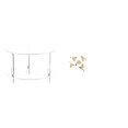 thumbnail image 1 of Mesa Auxiliar Acrílica Para Sala De Estar Y Dormitorio Con Adorno De Pared De Pájaro De Madera. Mueble Decorativo Coleccionable Y Versátil. Fácil De Armar., 1 of 8