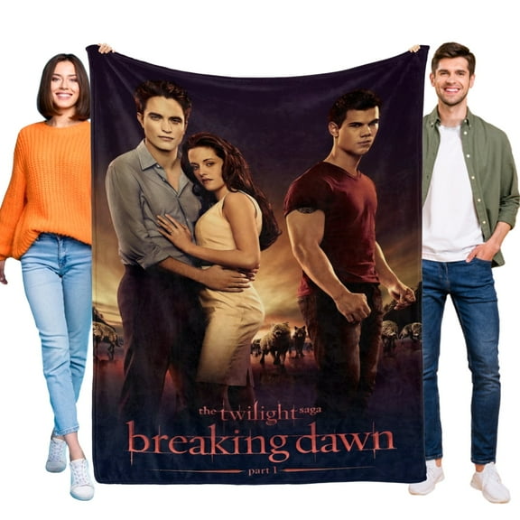 The Twilight Saga Throw Blanket Gifts for Fans Lover Girls Boys Women Present Hoodie Him Bed 60"x80"