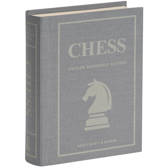 WS Game Company Chess Vintage Bookshelf Edition