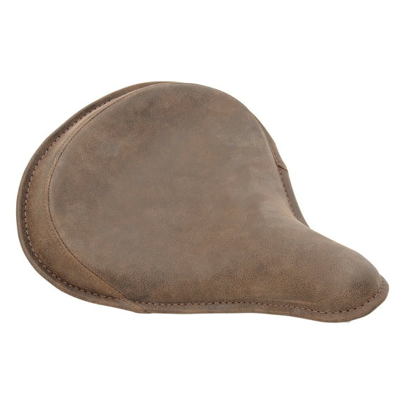 Drag Specialties Large Spring Solo Seat Distressed Brown Leather (0806-0050)