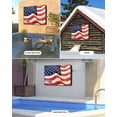 thumbnail image 4 of American Flag Outdoor TV Cover 60 to 65 Inch Weatherproof, Red Blue USA Flag 600D Oxford TV Covers with Waterproof Zipper, Outside Flat TV Screen Protector Size 58"W x 37"H x 4.5"D, 4 of 7