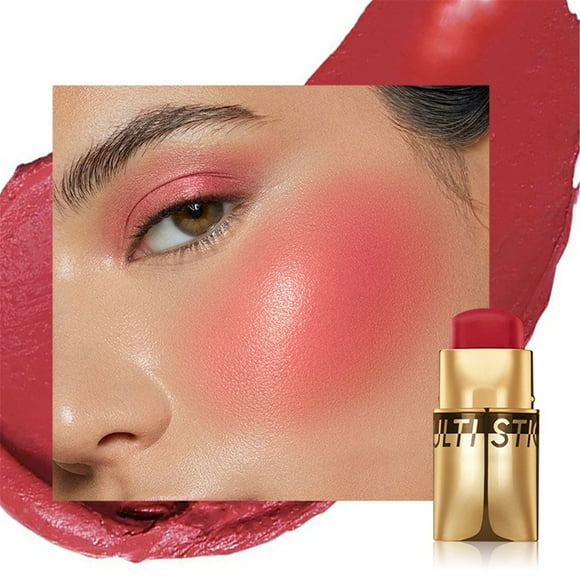 UHGEAX Blush for Cheeks Lip Oul Lip Oil Lip Plumper Labial Beauty Stick Pearlescent Eyeshadow Stick Rouge Lip and Cheek Lipstick Lip Color Lip Stick Lip Stain Makeup Jelly Blush Wild Back to School