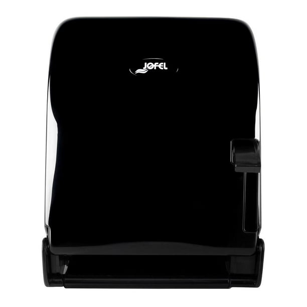 Dispensador De Toalla De Papel Jofel Por Palanca Smart Negro