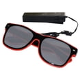 thumbnail image 1 of Labymos YJ002 Voice-control LED Glasses 10 Colors Optional Light Up El Wire Neon Rave Glasses, 1 of 5