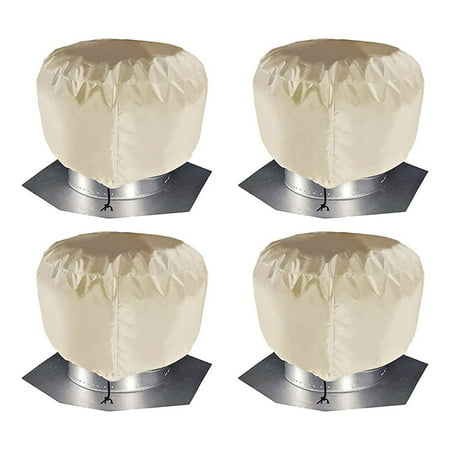 

4 Pack Turbine Roof Vent Cover Turbine Ventilator Cover Turbine Ventilator Protector House Roof Turbine Hoods B