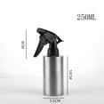 thumbnail image 2 of Pulverizador recargable de botella vacía de 250ML, regadera de presión manual de acero inoxidable 304, tetera, presión multifuncional, 2 of 4