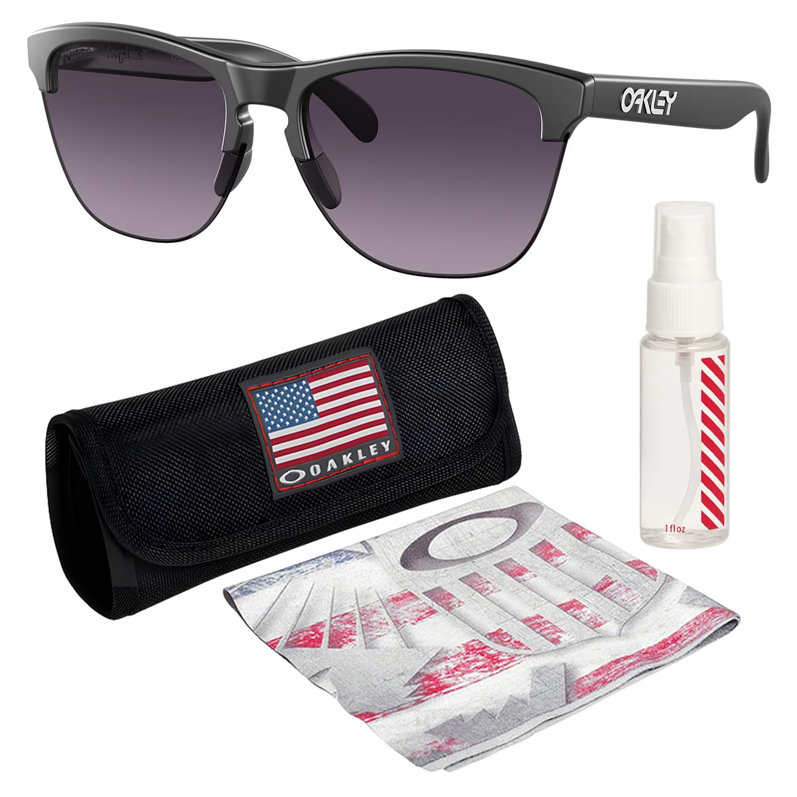 Oakley Sylas Sunglasses, Rectangular Eyeglasses with Prizm Lenses