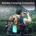 thumbnail image 2 of Anpro Solar Camping String Lights, 20.5Ft Outdoor Camping Lights with 12LEDs, 7 Light Colors, Adjustable Brightness and 5 Modes, Rechargeable LED String Light for Outdoor Camping, Hiking, 2 of 9