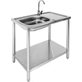 thumbnail image 2 of Tarja Fregadero Industrial Grifo 80x50x91 Acero Inoxidable Gutstark Home, 2 of 7