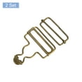 thumbnail image 3 of Unique Bargains Overall Buckles 2 Sets Retro Suspender Replacement Buckles 38mm, Bronze Tone, 3 of 6