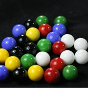 Mega Game Replacment Marbles 14mm -Solid Glass-30 Pieces - Chinese Checkers، Crafting ( Muli )