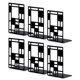thumbnail image 1 of Sujetalibros INNÔPLUS de Metal Negro Resistente 3 Pares, 1 of 7