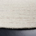 thumbnail image 4 of Safavieh Abstract Delia Distressed Wool Area Rug, Ivory/Brown, 6' x 6' Round, 4 of 12