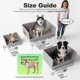 thumbnail image 3 of Almohadilla de césped para perros HQ4US, plegable, 4 patas, con bandeja para orinal para perros, 3 of 9