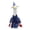 Blue, variant on 23in Porch Goose Winter Outfits, Christmas Gooses Clothes with Blue Sweater Scarf & Hat for Garden Yard Patio Decor