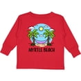 thumbnail image 3 of Inktastic Summer Vacation in Myrtle Beach Boys or Girls Long Sleeve Toddler T-Shirt, 3 of 5