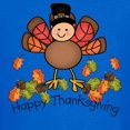 thumbnail image 3 of CafePress - Happy Thanksgiving Turkey T Shirt - Dark T-Shirt Kids XS-XL, 3 of 4