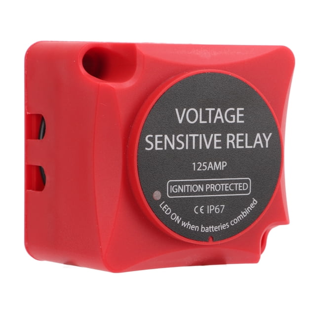 Relé sensible al voltaje, aislador inteligente de batería dual, kit de batería dual, cargador automático de batería dual, rendimiento de primer nivel