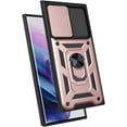 thumbnail image 2 of for Samsung Galaxy S22 Plus Case, Slide Camera Cover with Ring Kickstand Hybrid Armor S22Plus Phone Case Hard Cover Luxury for Galaxy S22 Plus 5G (for Samsung S22 Plus, Rose Gold), 2 of 9