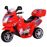 Costway 3 Wheel Kids Ride On Motorcycle 6V Battery Powered Electric Toy Power Bicyle by Costway