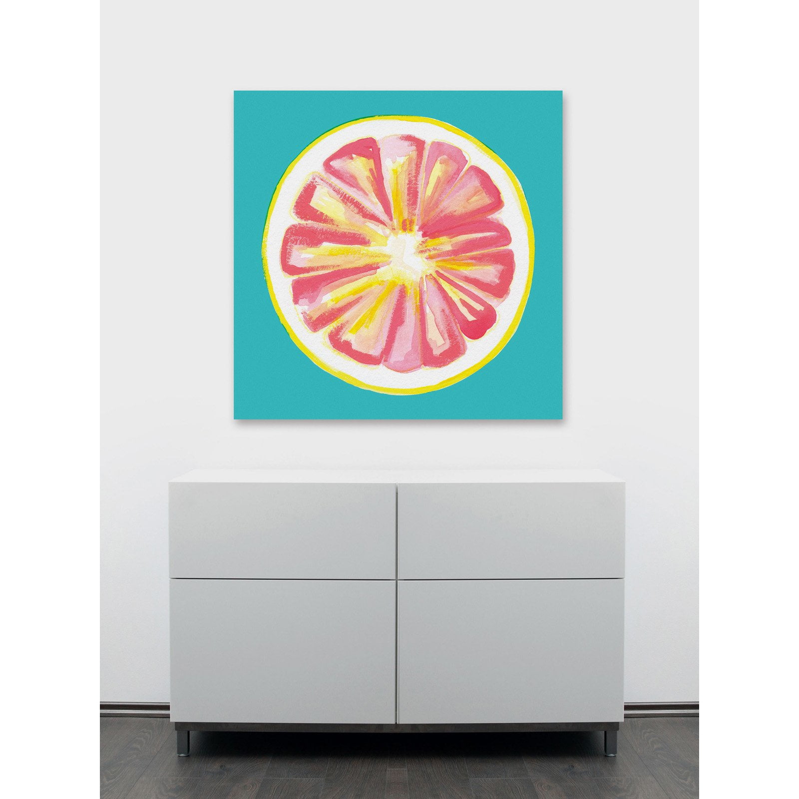 Marmont Hill "Grapefruit" by Molly Rosner Painting Print on Wrapped Canvas