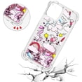 thumbnail image 5 of Compatible with iPhone 11 Case Liquid Glitter Cute Stylish Slim Silicone Quicksand Sparkle Shockproof Protective for Women Girls Case for iPhone 11 6.1 inch Pink Horse YB, 5 of 12