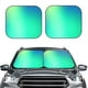 thumbnail image 2 of Fotbe blue green colors Juego de 2 Piezas de Parasoles para Parabrisas | Bloqueador Solar para Auto | Accesorios Plegables para Protección Solar Interior-Small, 2 of 6