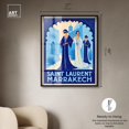 thumbnail image 4 of Marrakech Mystique Shadowbox Print Retro Fashion Decor by Art Remedy, Black Frame, 36 x 45, 4 of 6