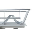 thumbnail image 4 of Sweet Home Collection 3-Piece Kitchen Sink Dish Drainer Set- Silver, 4 of 5