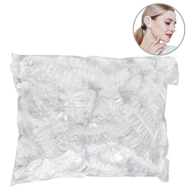 Ear Cover Waterproof Disposable Ear Shower Cap Ear Protector for Hair Dye Shower