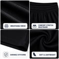 thumbnail image 4 of Mad Game Boys Active Shorts - 3 Pack Lightweight Performance Mesh Basketball Shorts (8-18), 4 of 7