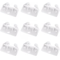 LAMIRO Drawer Guides Guide Track Plastic Dresser Rail Roller Rear Glides Slide Center Cabinet Replacement