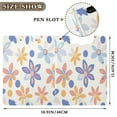 thumbnail image 3 of FORMRS A4 Clipboard Folder with Pen Holder Horizontal Foldable School Office Binder, Blue Retro Flower, 3 of 9