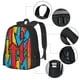 thumbnail image 2 of Balery Colorful Arrow Graffiti Pattern Mochila para hombre y mujer - Tela Oxford 600D resistente - Gran capacidad, resistente al agua, ideal para la escuela, viajes y senderismo, 2 of 6