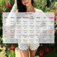thumbnail image 7 of Karymi Cute Tops for Women Polka Dot 3 Piece Set, Long Sleeve Button Front Cardigan, Square Neck Crop Cami Top, Drawstring Elastic Waist Shorts, Vacation Outfit, 7 of 7